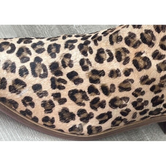 Coconuts By Matisse Pronto Leopard Print Leather Ankle Boots Size 6M - Picture 3 of 10
